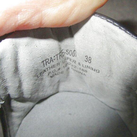 Alegria TRAQ Black Out LEATHER Comfort Size 38 US 8 8.5 SANDALS Fisherman ADJUST - Picture 8 of 13